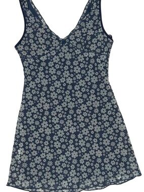 Forever 21 Navy Blue Floral Mini Dress